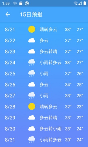 天气预报极速版截图3