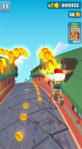 地铁跑酷国际服双旦版本(Subway Surf)截图0