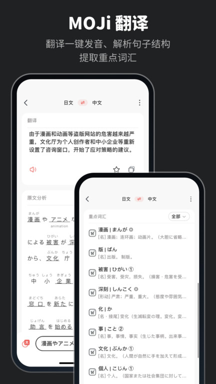 moji辞书截图1