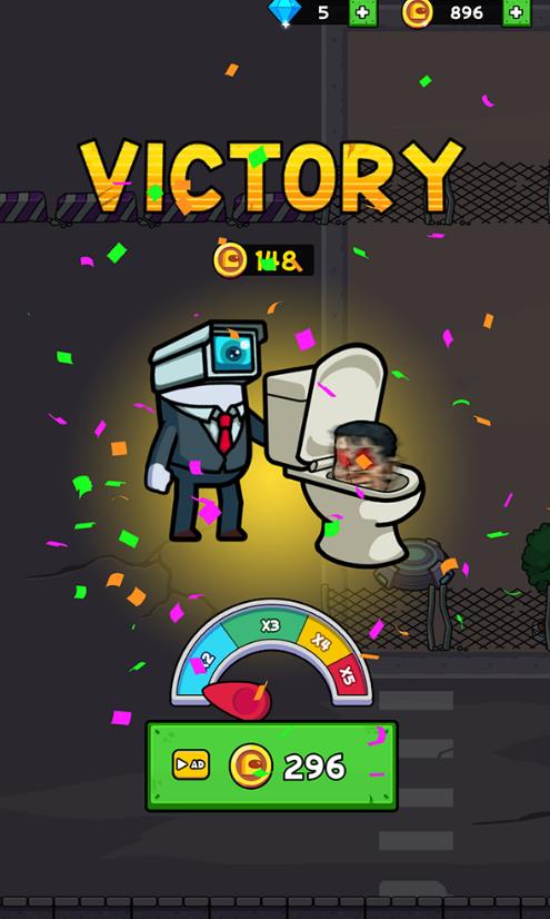 马桶人生存之战Toilet Monster: Survival Battle截图3