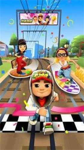 地铁跑酷2012远古版本(Subway Surf)截图2