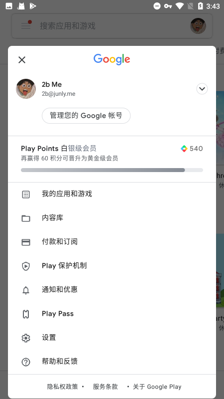 谷歌框架截图3