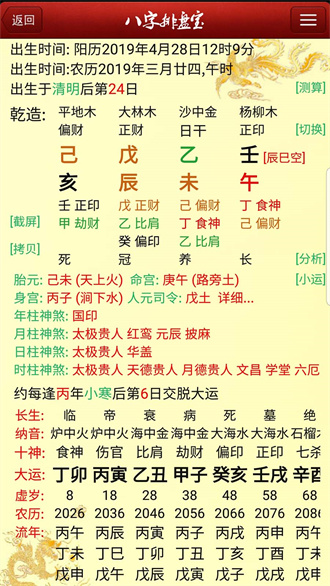 八字排盘宝截图3