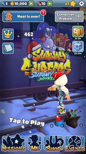 地铁跑酷国际服双旦版本(Subway Surf)